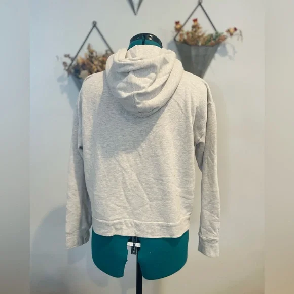 Quince SuperSoft Fleece Set with Hoodie & Pants in Grey XS Pant/Small Top - Picture 8 of 10